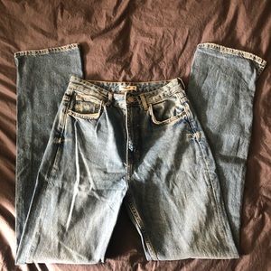 Pull & Bear Split Hem Jeans